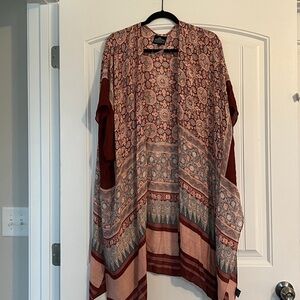 Angie rayon Kimono duster  size small